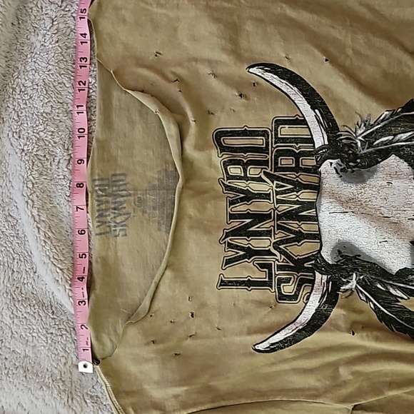 Lynard Skynard (S/M) Oversized Baggy Distresed Graphic Tee - Picture 5 of 11